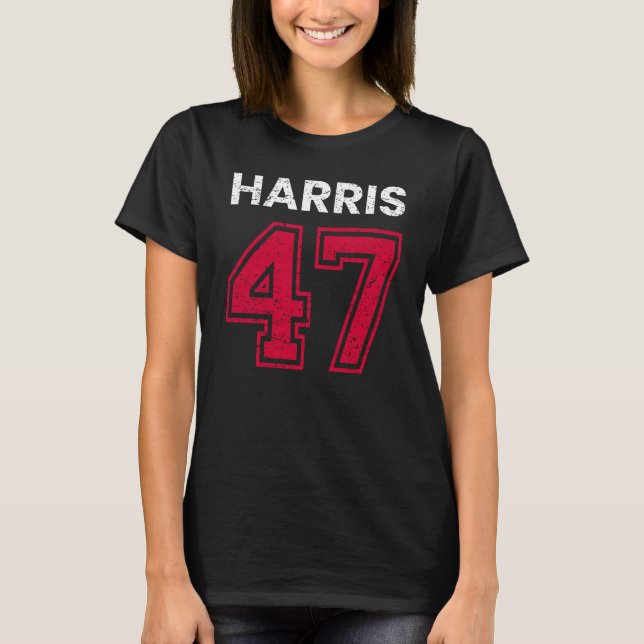 T-shirt Harris 47 I - Kamala Harris Pour Président (Devant)