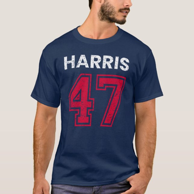 T-shirt Harris 47 I - Kamala Harris Pour Président (Devant)