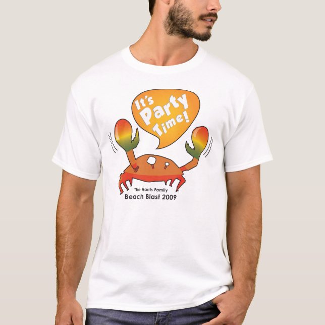 T-shirt Harris échouent le crabe de temps de partie de (Devant)
