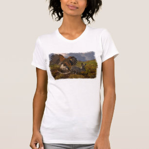 T-shirt Harris Hawk et Jackrabbit - acrylique