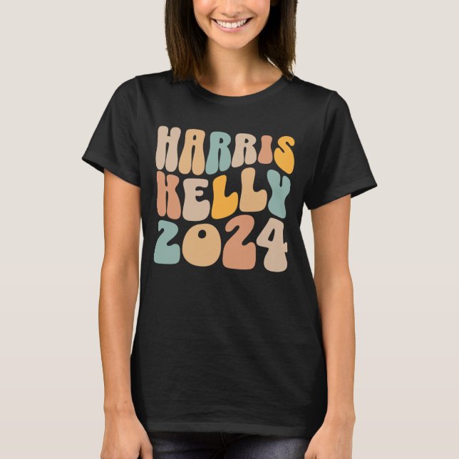 T-shirt Harris Kelly 2024 Wavy Boho tendance (Devant)