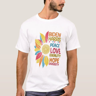 T-shirt Harris Paix Amour Égalité
