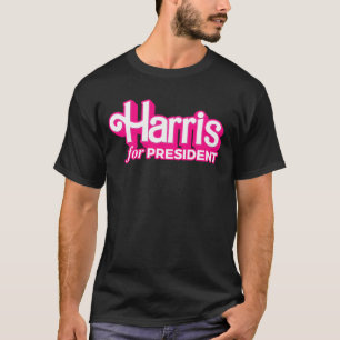 T-shirt Harris pour le président Pink Style