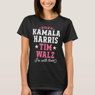 T-shirt Harris Tim Walz Élection présidentielle 2024 Je su