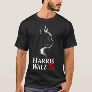 T-shirt Harris Tim Walz Waltz 2024 Vp Funny Cat Harris Wal