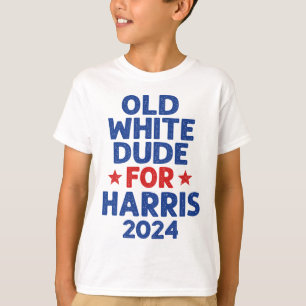T-shirt Harris Vieux Blancs Dudes Pour Harris Hommes Drôle