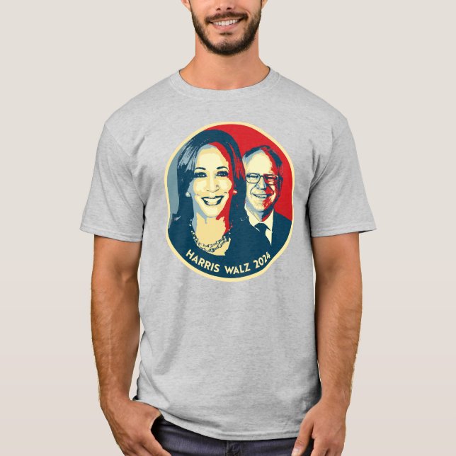 T-shirt Harris Walz 2024 (Devant)