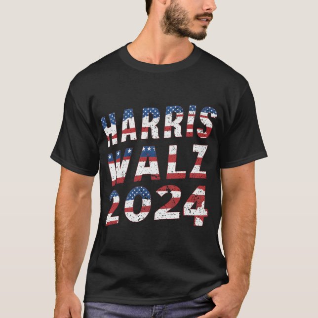 T-shirt Harris Walz 2024 (12) (Devant)