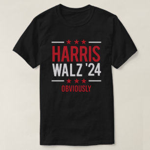 T-shirt Harris Walz 24 - Évidemment