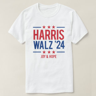 T-shirt Harris Walz '24 - Joy and Hope