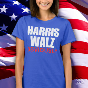 T-shirt Harris Walz ÉVIDEMMENT Harris Walz 2024 Évidemme
