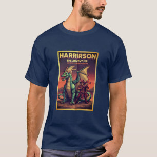 T-shirt Harrison le Voyageur – Concept d'esprit d'aventure