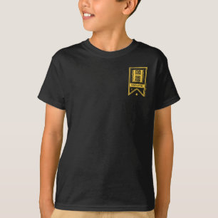 T-shirt Harry Potter   Bannière de monogramme de Poufsouff