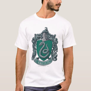 T-shirt Harry Potter Blason de Serpentard Vert