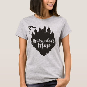 T-shirt Harry Potter   Carte du château Marauder de HOGWAR