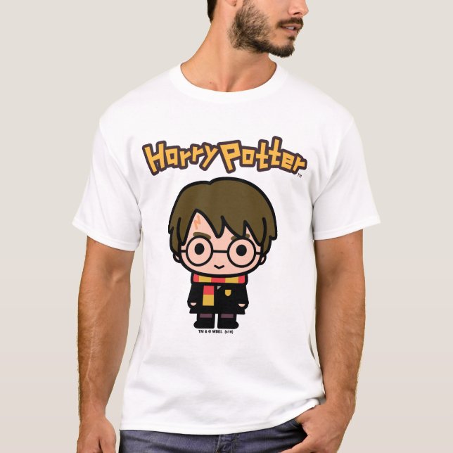 T-shirt Harry Potter Cartoon Caractère Art (Devant)