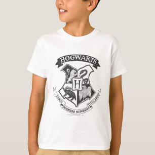 T-shirt Harry Potter   Cimier de Poudlard rétro
