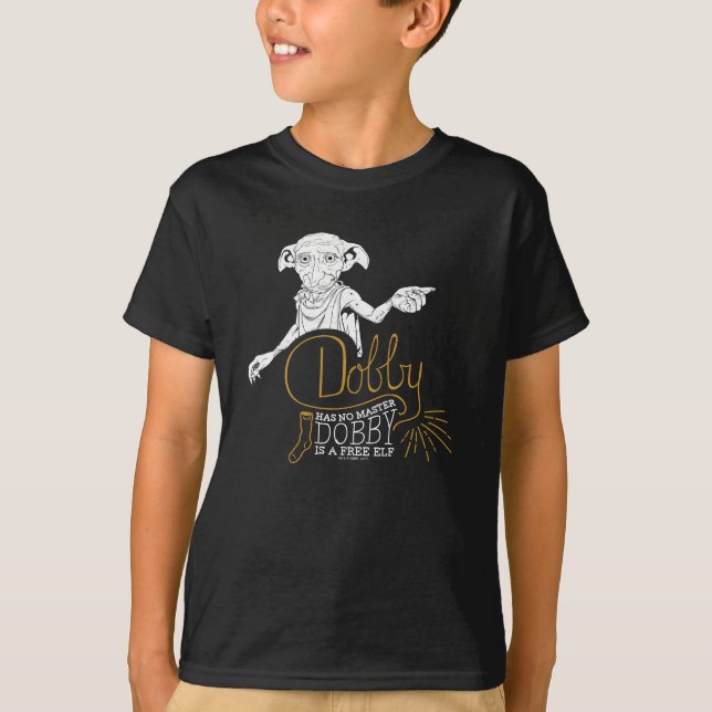 T-shirt Harry Potter| Dobby sans maître (Devant)