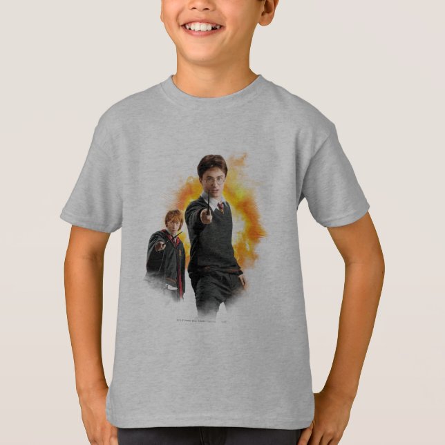 T-shirt Harry Potter et Ron Weasley (Devant)