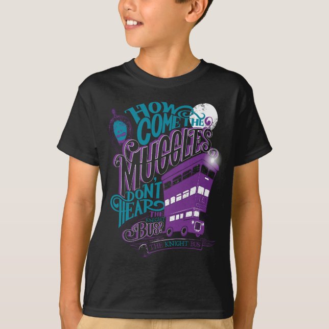 T-shirt Harry Potter | Graphique de typographie du Knight  (Devant)