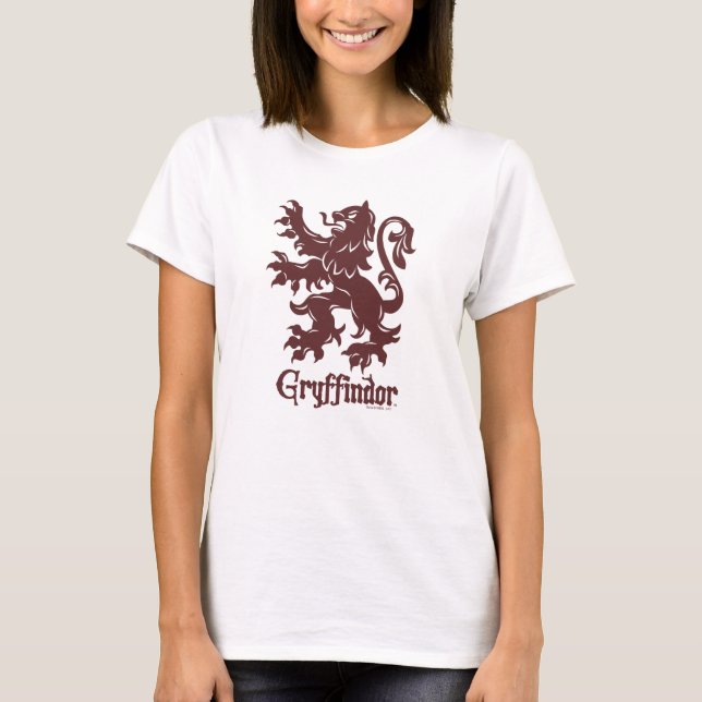 T-shirt Harry Potter | Gryffindor Lion Graphic (Devant)