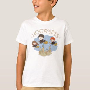 T-shirt HARRY POTTER™, Hermione & Ron Fly Over HOGWARTS™