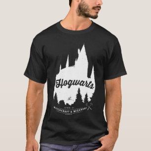 T-shirt Harry Potter   HOGWARTS™ Castle Typographie