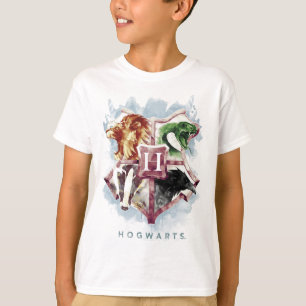 T-shirt Harry Potter   HOGWARTS™ Crest Aquarelle