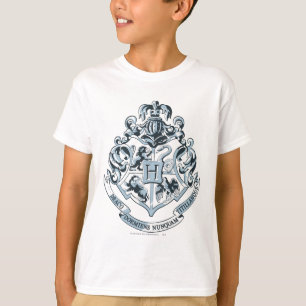 T-shirt Harry Potter  Hogwarts Crest - Blue