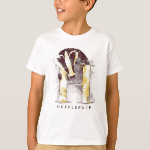 T-shirt Harry Potter   HUFFLEPUFF™ Blaireau Aquarelle
