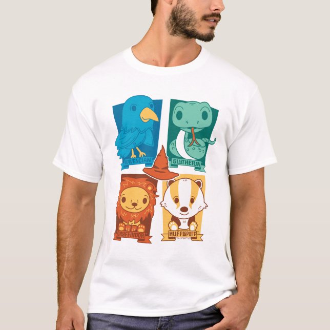 T-SHIRT HARRY POTTER™ | MAISONS DE PÉPÉES HOGWARTS™ (Devant)