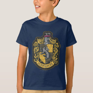 T-shirt Harry Potter Patch de crête de Hufflepuff