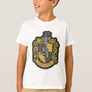T-shirt Harry Potter Patch de crête de Hufflepuff