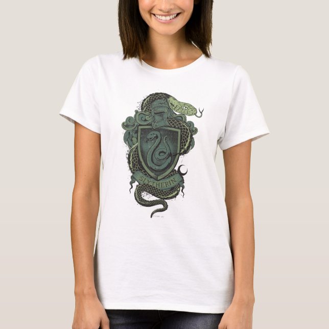 T-shirt Harry Potter | Slytherin Crest (Devant)