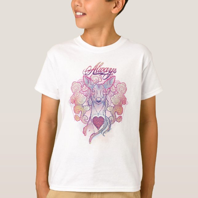 T-shirt Harry Potter Spell | "Toujours" Doe Patronus (Devant)