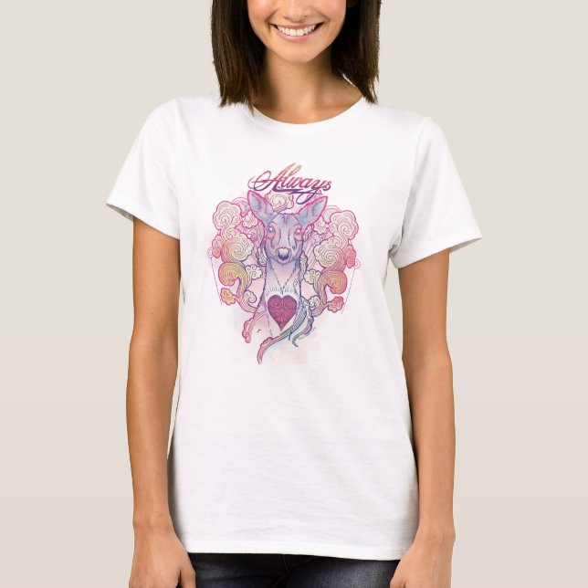 T-shirt Harry Potter Spell | "Toujours" Doe Patronus (Devant)