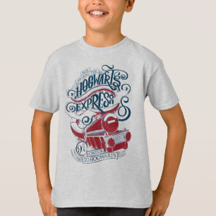 T-shirt Harry Potter Typographie Express Hogwarts