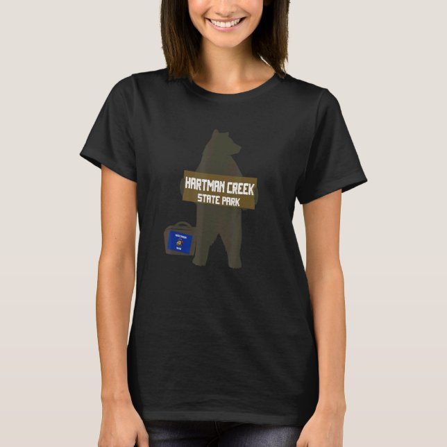 T-shirt Hartman Creek State Park Wisconsin Hitchhiking Bea (Devant)