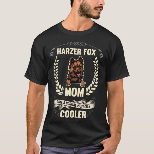 T-shirt Harzer Fox Maman Comme Une Maman Normale Seulement (Devant)