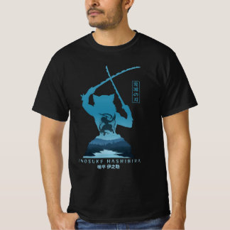 T-shirt Hashibira Inosuke dessine les bases
