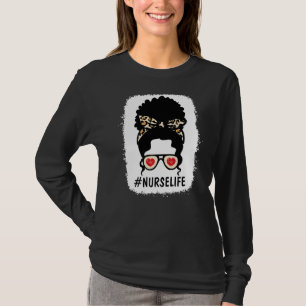 T-shirt Hashtag Nurselife Panique Plans d'études cliniques