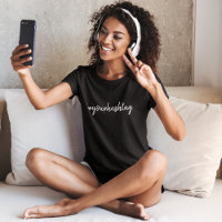 Hashtag personnalisé | Rédigé à la main minimalist