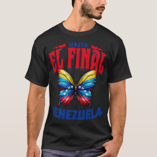 T-shirt Hasta El Final Venezolano Libre Lat