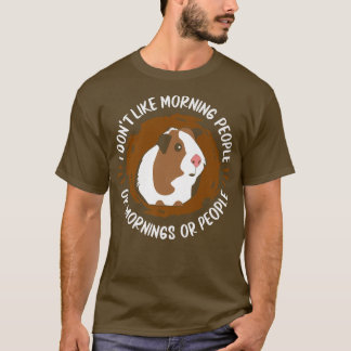 T-shirt Hate Matin Personnes Matin Et Personnes Guinée Pi