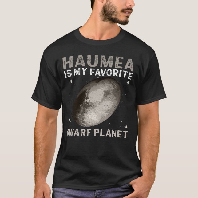 T-shirt Haumea est ma planète naine préférée - Haumea nain (Devant)