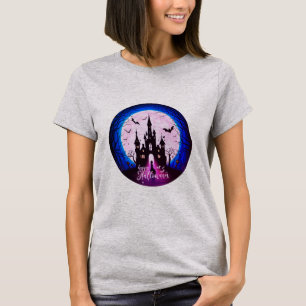T-shirt Hauné Château Happy Halloween Déplaisant