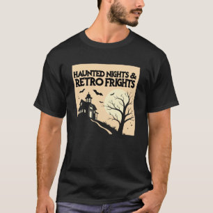 T-shirt "Haunted Night & Retro Fright - Vintage Horreur wi