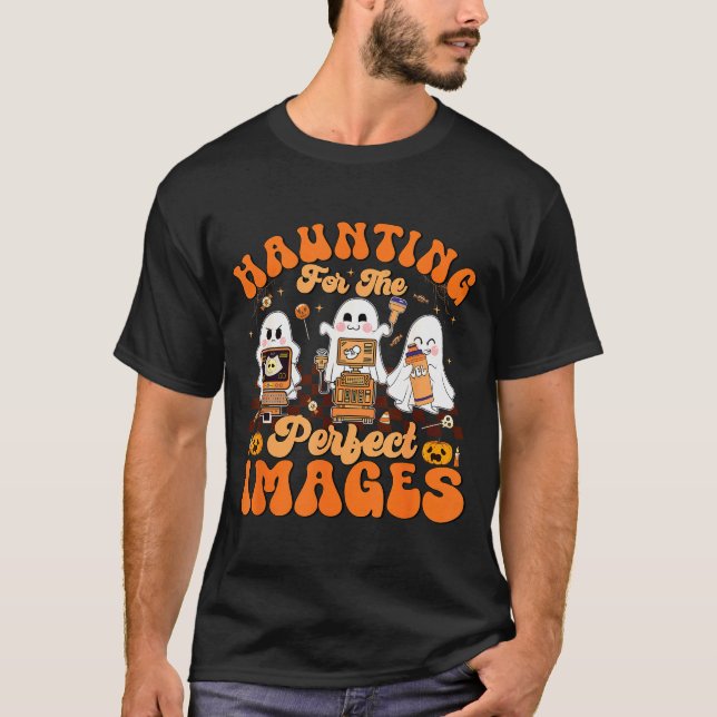 T-shirt Haunting For The Perfect Images Medical Ultrasound (Devant)