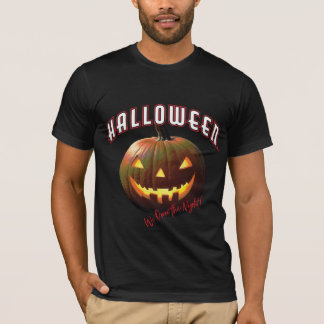 T-shirt Haunting Halloween Citrouille