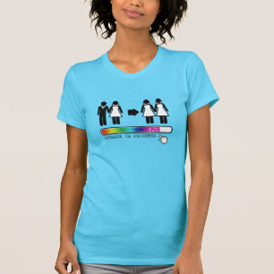T-SHIRT HAUSSE À LA LESBIENNE